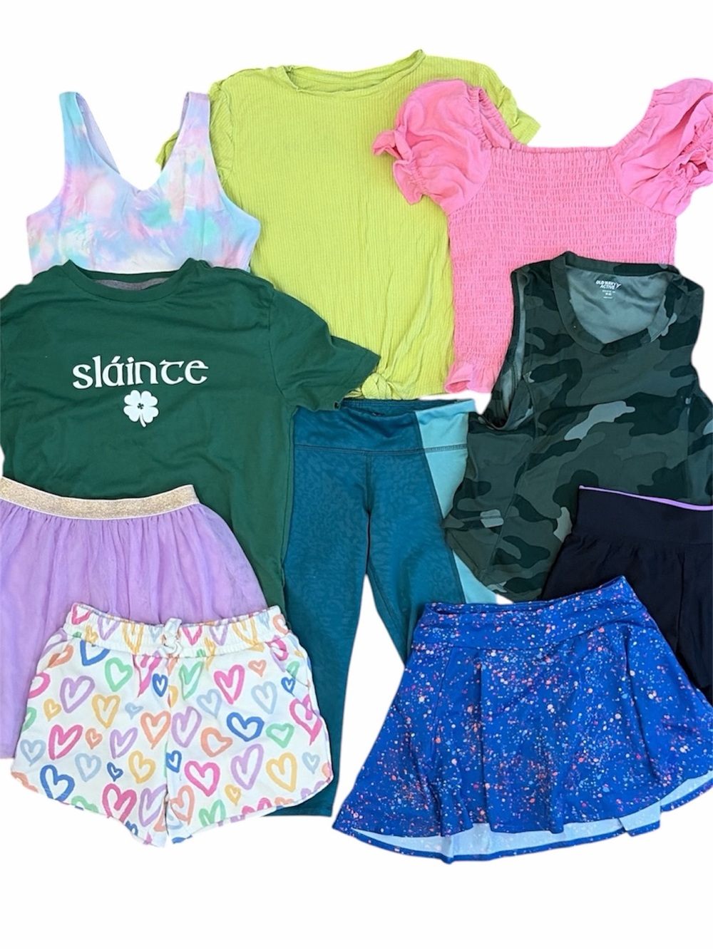 Girls size 8 Bundle - 5 Top and 5 Bottoms